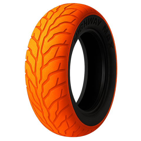 150/80-16 Orange Smoke Motorcycle Tire